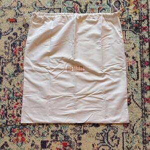 NWOT ✨ REBAG Large White Dustbag – 22" x 22.5"
